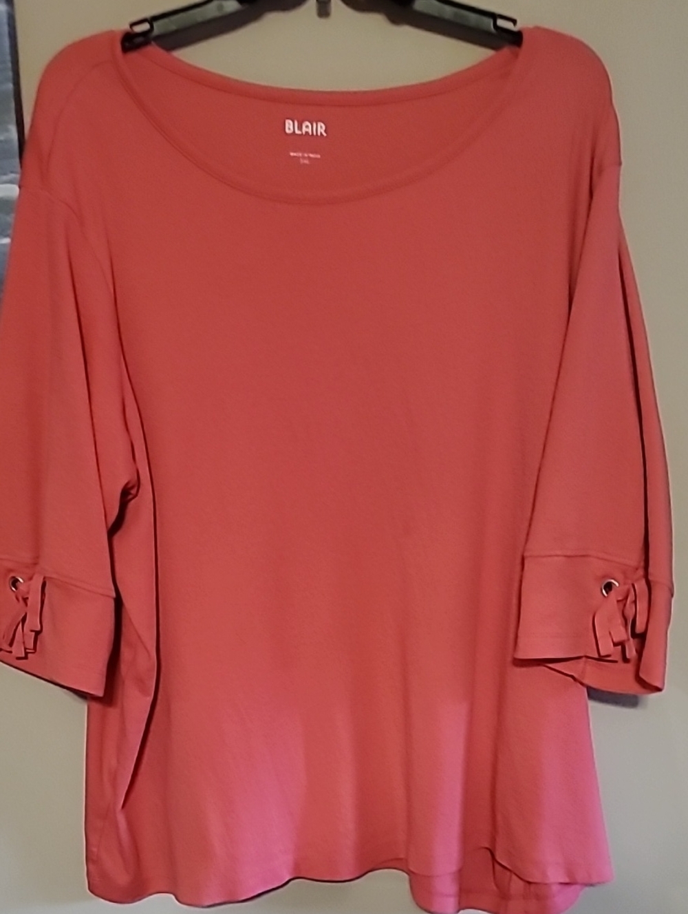 Blair Pink Boatneck Top 3X